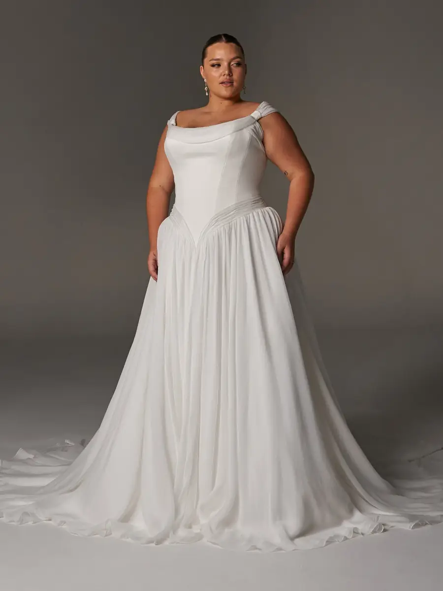 Lorde wedding dress by Evie Young